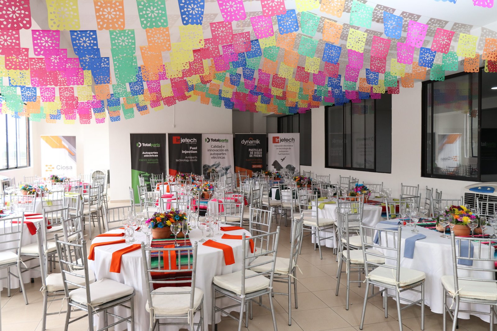 Decoración de evento empresarial