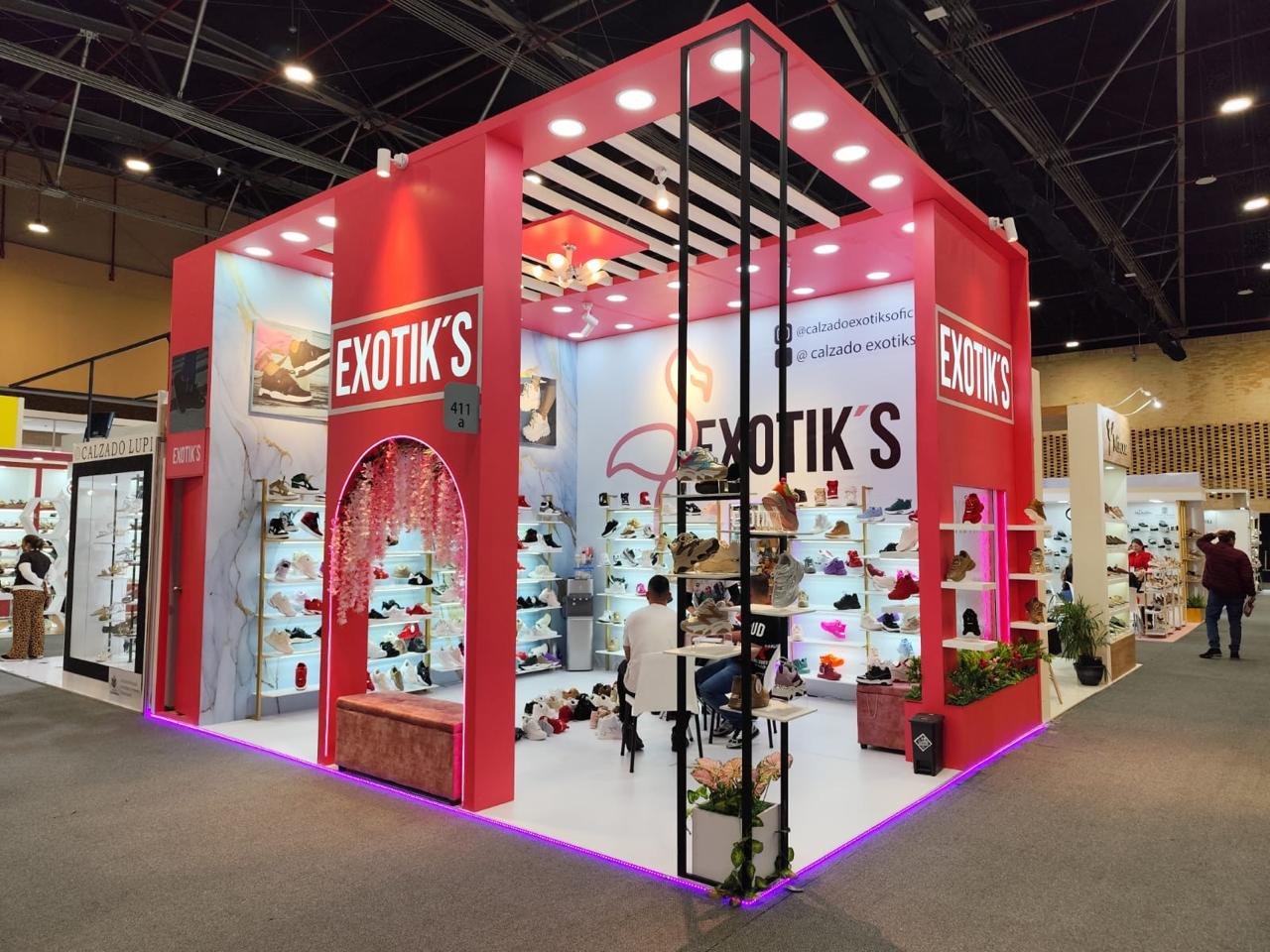 Producción de stand para la marca Exotiks
